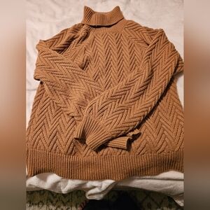 Oversized Tan Sweater